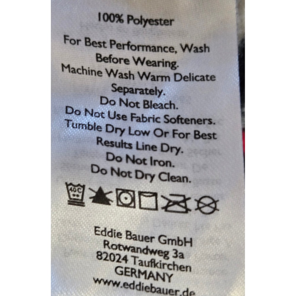 Eddie Bauer Gorpcore, Women M Fleece Pullover Quarter Zip Southwestern Geometric - Picture 9 of 9